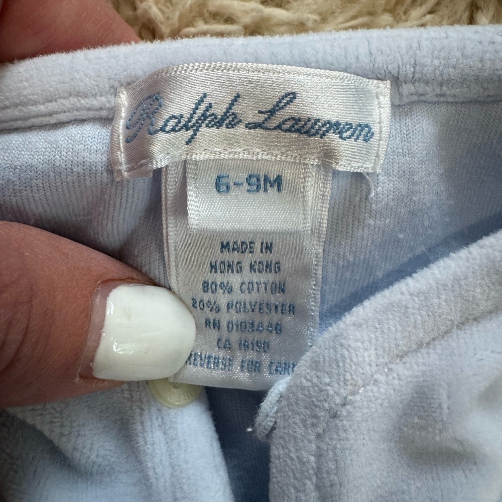 Ralph Lauren Baby Velour Set - Picture 2 of 6